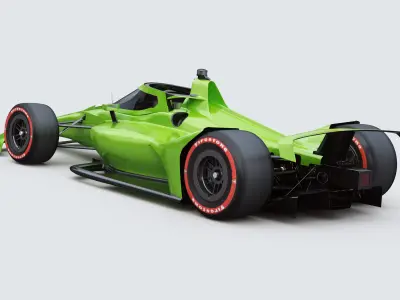 Indycar Oval version Template to livery 2025 3D model