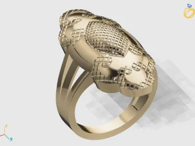 Women Plain Ring STL Models Womens Ring 3dmodels 3D print model 3D print model 26