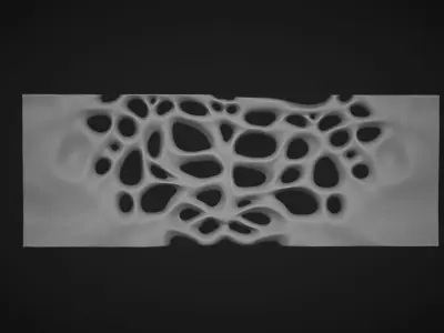 Modern Wall Decor 3D model