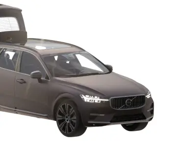 Volvo XC-60 with interior 3D model