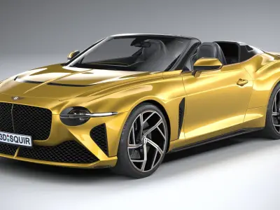 Bentley Mulliner Bacalar 2021 3D model