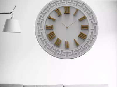 Versace 60cm Wall Clock 3D print model