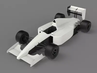 Formula 1 racing car 3D model