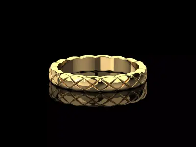 Coco Crush mini ring 18 Size N217 3D print model