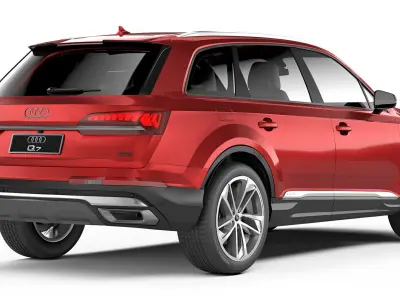 Audi Q7 S-Line 2020 3D model