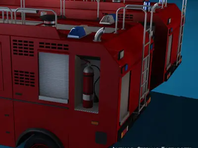 Firetruck fire truck 3D model