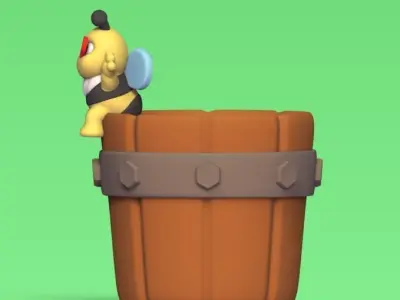 Bee Pot 3D print model