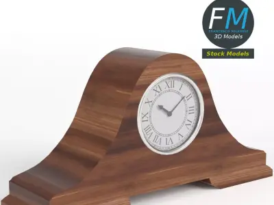 Fireside clock 2 3D model
