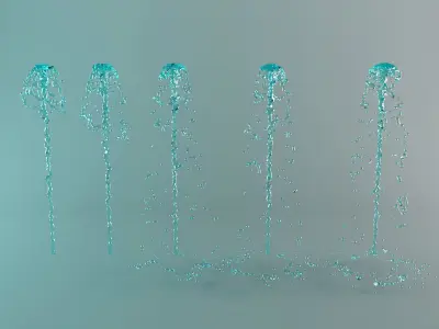 Fountain struya 5 static Free 3D model