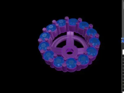 Solitaire Diamond Earring Jacket 3MM50 3D print model