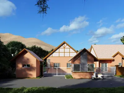 chalet  3D model