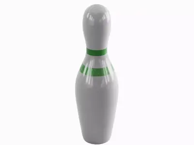 Bowling Pin 03 Low-poly 3D model