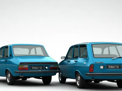 Renault 12 TX - TSW Pack 3D model