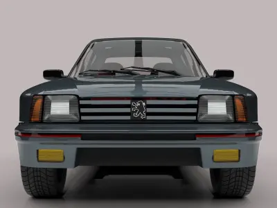 PEUGEOT 205 Turbo 16 3D model