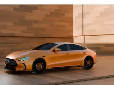 Mercedes-Benz AMG GT 63 S 3D print model