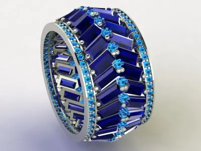 Wheel Ring 3d set 3D print model