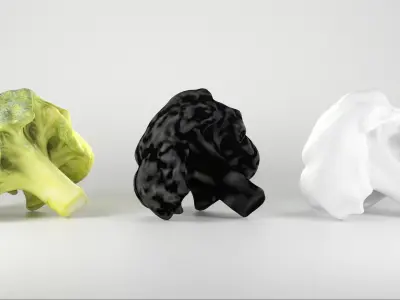 Bunch of broccoli 28 Low-poly 3D model