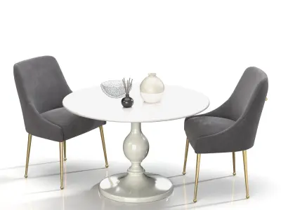 Dining Set 07 3D model