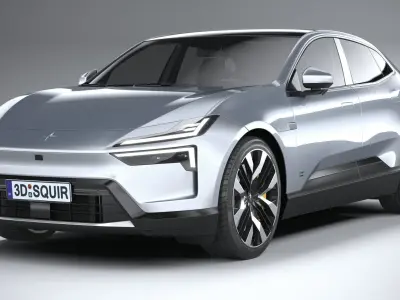 Polestar 4 2024 3D model