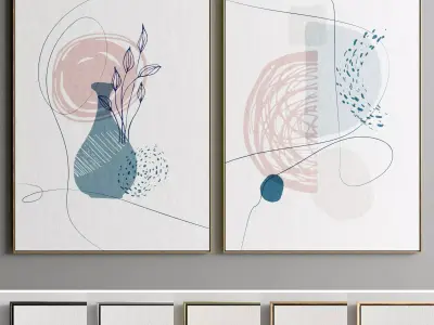 Photo Frame 44 Low-poly 3D model