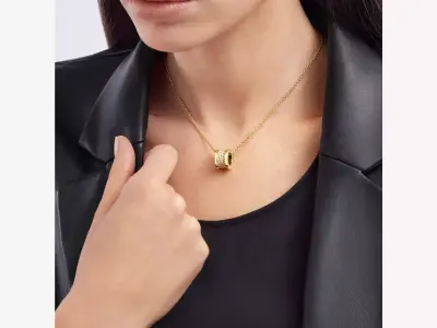 BULGARI - B ZERO 1 - NECKLACE - DIAMONDS 3D print model