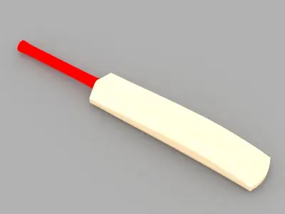 Cricket Bat 3D model