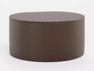 Chocolate Candy V8 - Classic Dark Chocolate Cylinder 3D model