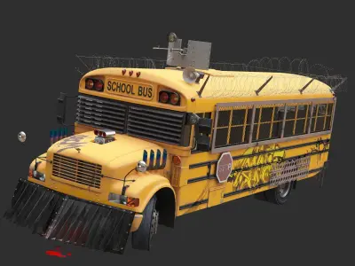 School Bus 3D model