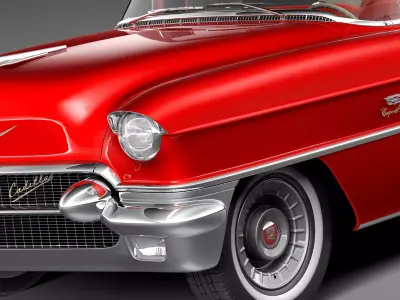Cadillac 1956 series 62 convertible CG 3D model