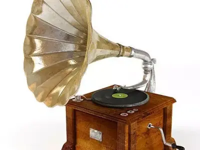 Gramophone 3D model