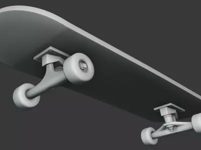 Skateboard Model 3D model