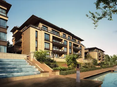 3D model of 2022 luxury fashion villa exterior 83 3D model