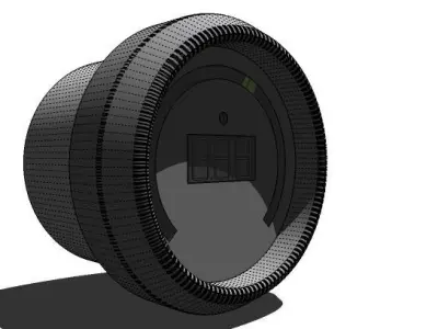 Boost gauge Low-poly 3D model