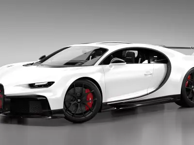 BUGATTI CHIRON PUR SPORT 2022 3D model