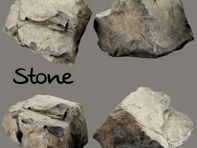 Stone 3D Scan 3D model
