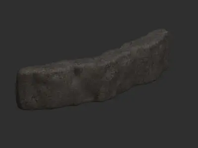 Cave Wall 3 - Base Free low-poly 3D model