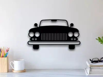 Car Wall Art 3D print model purchase