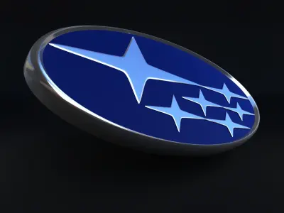 Subaru Logo 3D model get