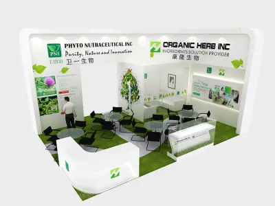 Booth - Area - 6X9-3DMAX2012-01 3D model