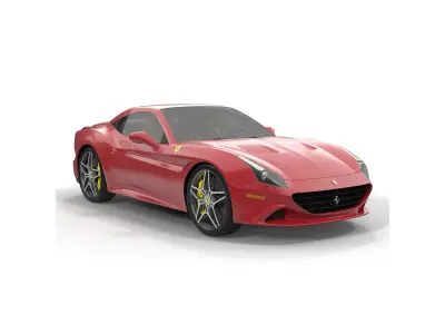 Ferrari California T 2015 Rigged 3D model
