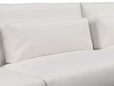 Lugano Slipcovered Modular Sofa 3D model