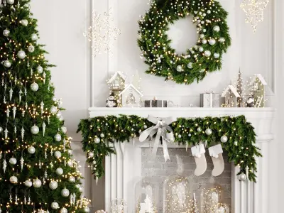 Christmas set 3D model