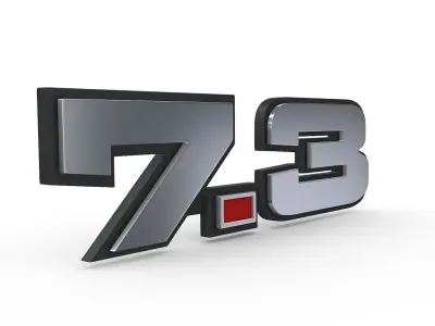 logo mustang  3D print model