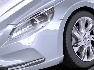 Volvo V40 2013 VRAY 3D model