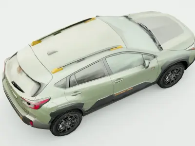 Subaru Crosstrek Wilderness 2024 Low-poly 3D model