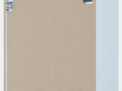 METOD Wall cabinet frame 8 Low-poly 3D model