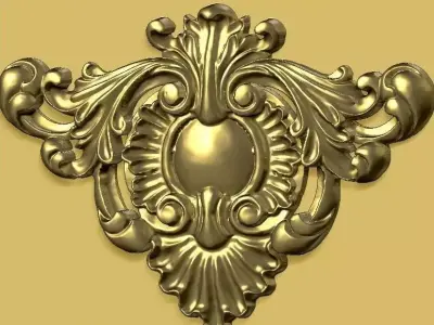 Decorative patterns CNC machine output 3D model 3D model 3D model