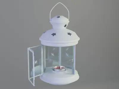 Candle lamp 3D model