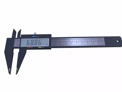 Caliper Low-poly 3D model