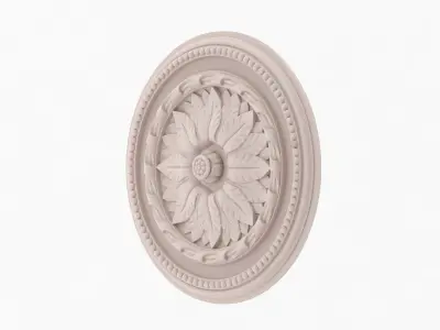 Classic Ceiling Medallion 28 3D model